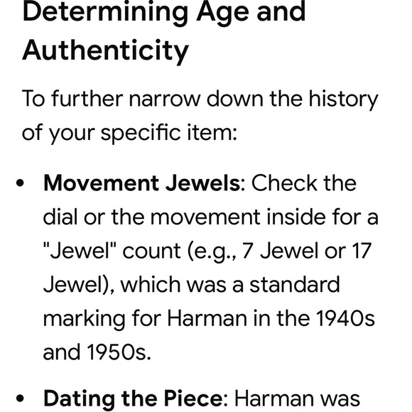 Vintage Ladies Harman Art Dec Gold filled w/Chain Bracelet 7 in Serial #20579589 - Picture 6 of 8